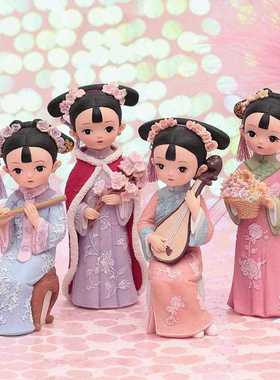直销新款创意礼品少女心宫廷风女孩摆件我是格格复古装饰品玩偶女