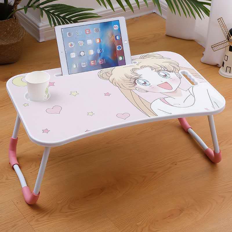 直销新款可折叠床上懒人书桌宿舍飘窗坐地小桌子学生学习笔记本简