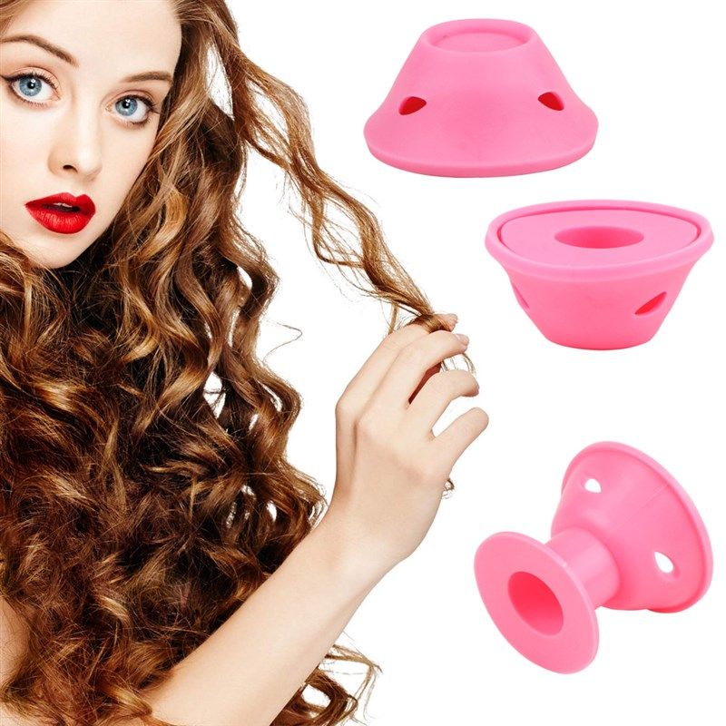 2/10/20/30Pcs Magic Hair Curlers Roller Silicone Soft Rubber
