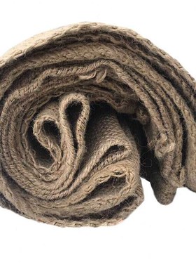 鸣固包装编织麻袋防汛麻布袋打包耗材编织麻袋全新料10个装60905