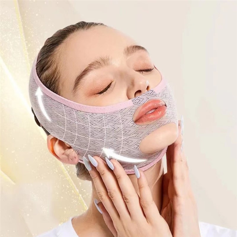塑脸透气面罩面部绷带脸托睡眠面罩贴下垂提脸双下巴