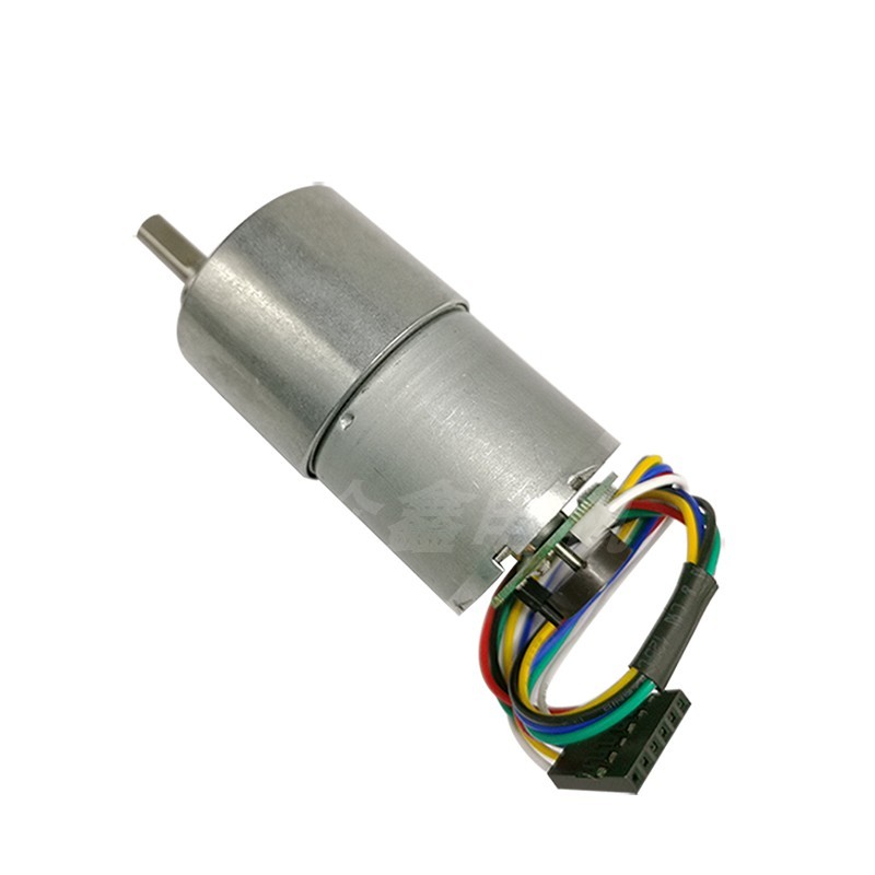 ZGB37-3530B微型直流减速电机带霍尔编码器24V 12V调速马达正反转