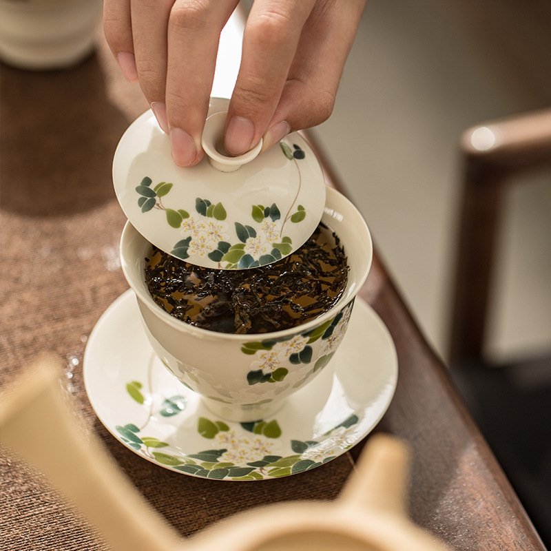 Japanese-style retro grass and wooJdk gray three-dimension