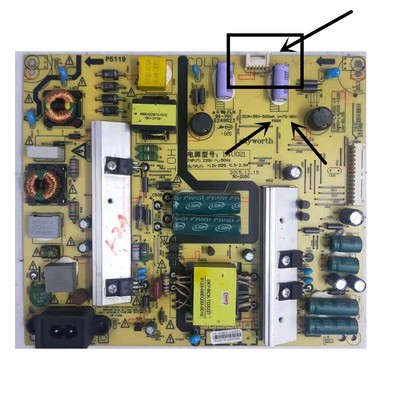 原装创维43E6200液晶电视电源板5800-L4U021-0520 168P-L4U201-05