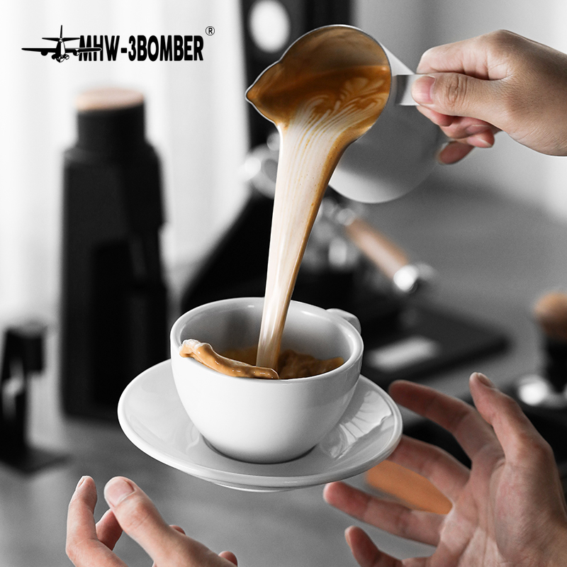 轰炸机陶瓷咖啡拿铁杯