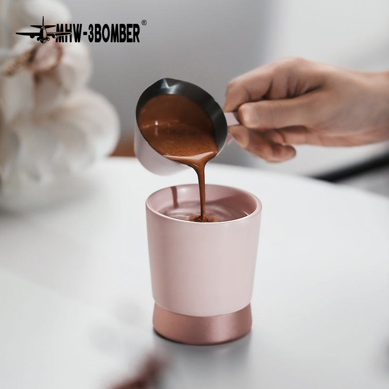 轰炸机CERA咖啡陶瓷杯家用拉花杯