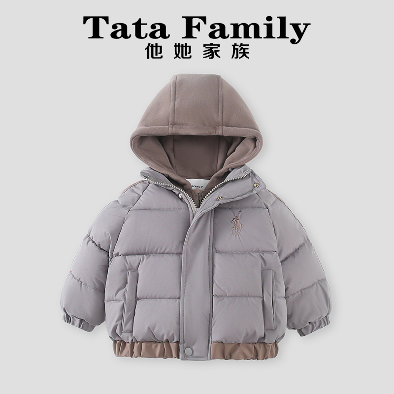 2025新款男童宝宝棉服加厚外套