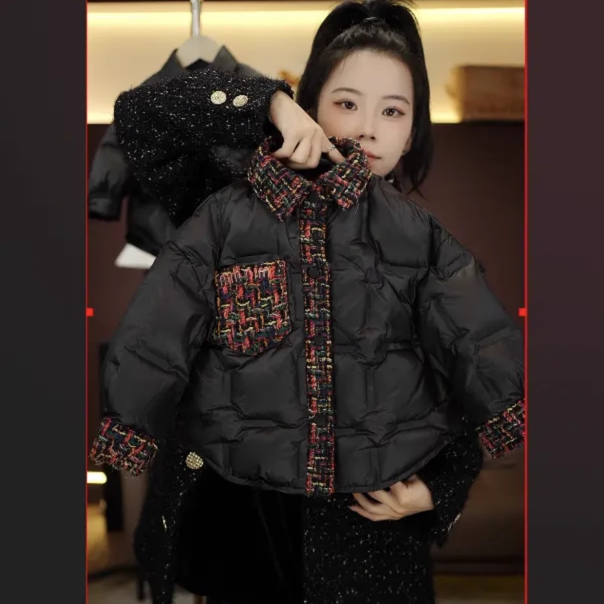 男童冬季轻薄羽绒服外套