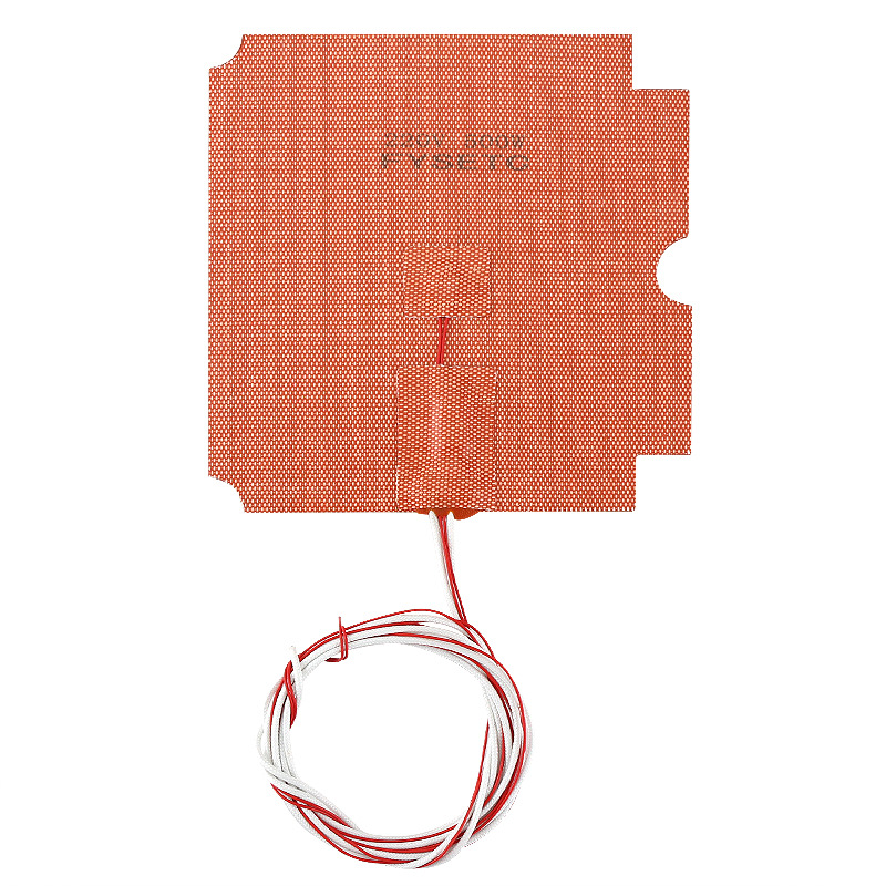 3D打印机配件 Annex K3 170*170mm 220v 500w 进口热床硅胶加热垫
