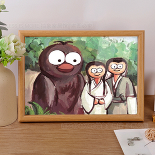 神坤侠侣鸡你太美蔡徐坤坤ikun恶搞抽象搞笑桌面摆件挂画礼物装饰