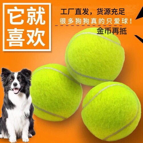 狗狗耐咬弹力网球玩具