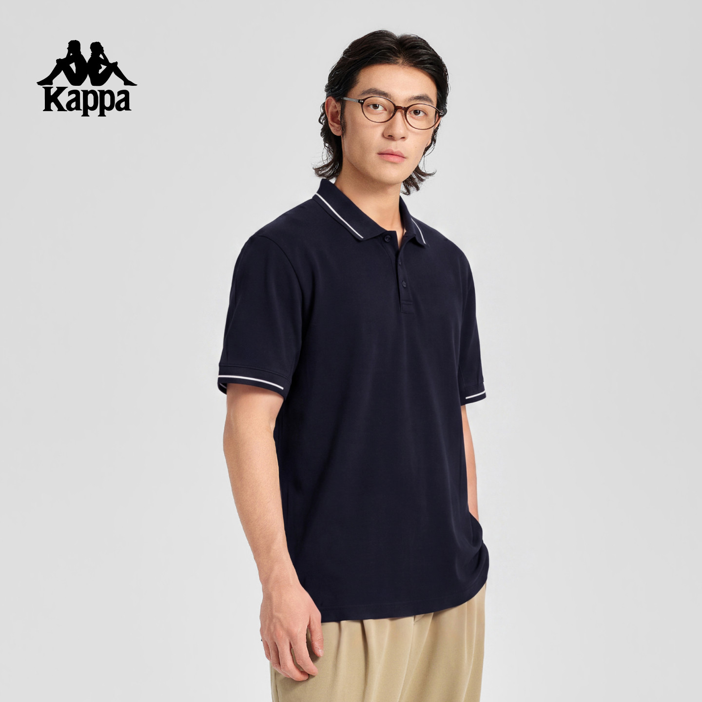 卡帕男士2026新款翻领短袖POLO
