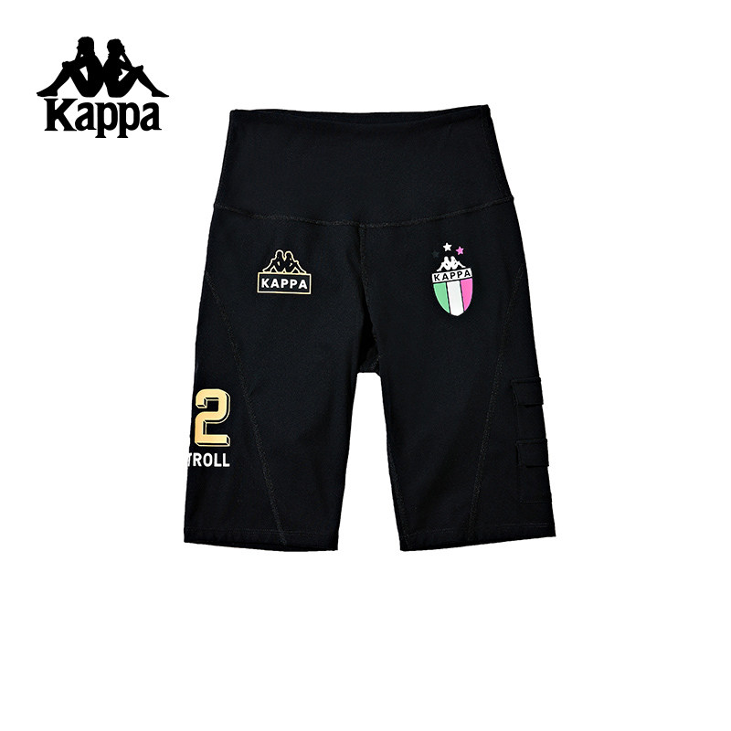 Kappa休闲运动裤夏季户外骑行短裤女外穿薄款简约百搭透气裤子