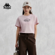 运动T恤休闲半袖 新款 简约圆领上衣 女夏季 Kappa卡帕背靠背纯棉短袖