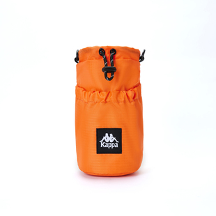 Kappa卡帕背靠背新款运动单肩包男长筒包户外休闲水桶包斜挎包女