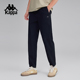 男士 跑步长裤 新款 直筒弹力裤 防泼水休闲裤 Kappa卡帕背靠背运动裤