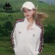 潮 卫衣女运动外套女款 Kappa卡帕背靠背2024春秋新款 休闲针织开衫
