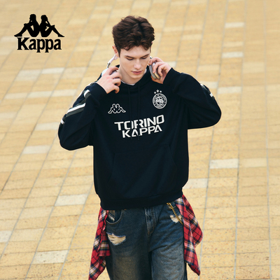 Kappa卡帕背靠背连帽卫衣女秋季新款美式泽西风高街球衣女款上衣