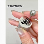 创意手动挡指尖解压推牌玩具减压神器钥匙扣无聊随身上班上课摸鱼