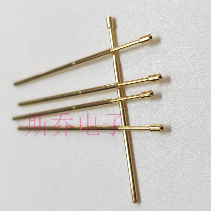 PAL75-A2测试针凹头探针1.0镀金杯口V型顶针PAL75-A2探针1.3