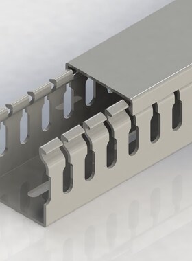 PVC行线槽H60*W40 走线槽 灰色线盒 60*40电线桥架 电缆线配线槽