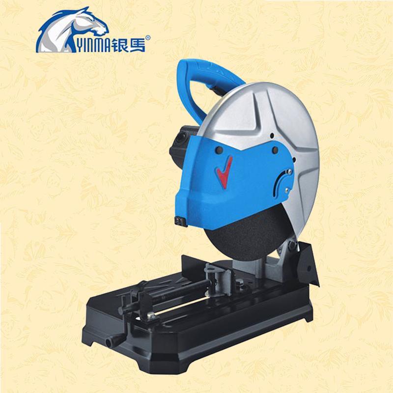 银马之星YM-3551多角度型材切割机3552大功率钢材木材350转子定子