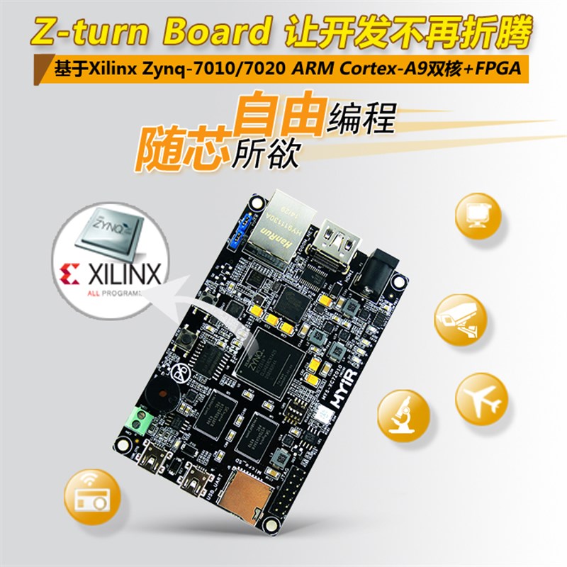 Z-turn Board Xilinx ZYNQ 7010 7020开发板 PYNQ 人工智能Python
