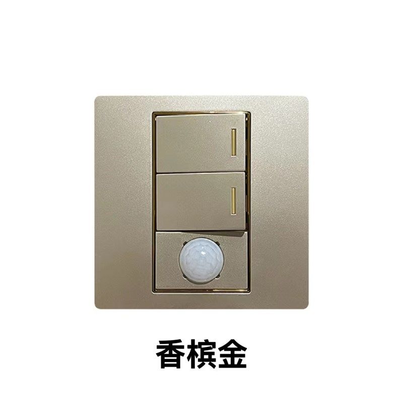 86型二开加人体感应开关自带光控白天不启动多种颜色可选功率50W,珠宝/钻石/翡翠,翡翠裸石/蛋面,淘宝优惠券,粉丝福利购,淘宝优惠卷