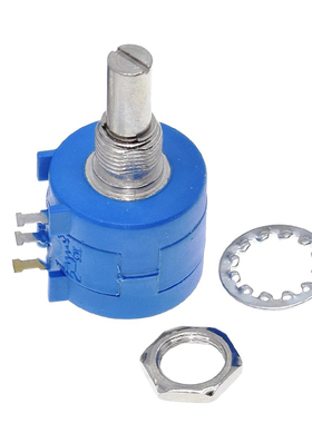 3590S-2-103L 10K 电位计+旋钮 10圈 精密多圈电位计 可调电阻器