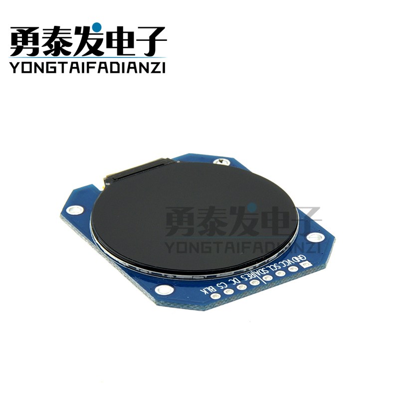1.28寸lcd显示屏1.28液晶圆形显示屏高清ips液晶GC9A01 TFT LCD
