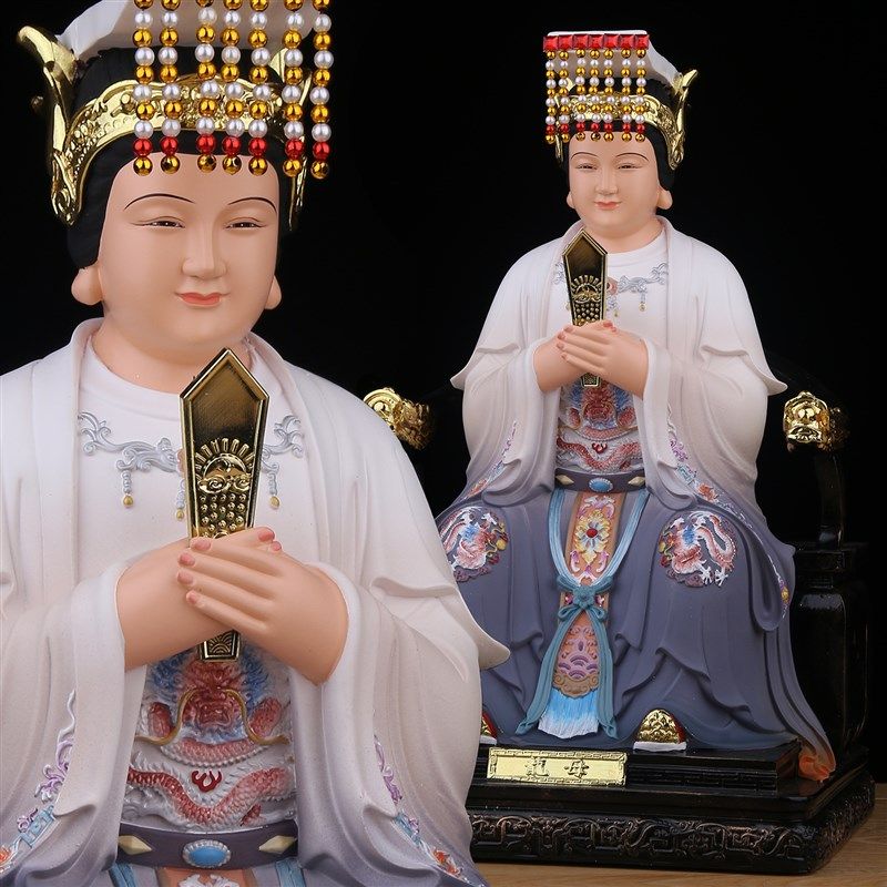 龙王龙母神像家用供奉四海龙王树脂佛像龙王爷龙王母娘娘佛堂摆件