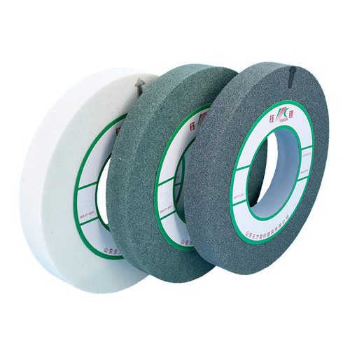 绿色碳化硅砂轮30040127陶瓷平行磨刀机合金沙轮片灰棕白刚玉砂轮