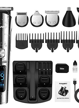 NAVANINO Beard Trimmer for Men  Hair Trimmer  Waterproof wit