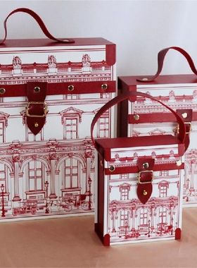 Ancient Building Gift Box Event Party Supplies Packaging