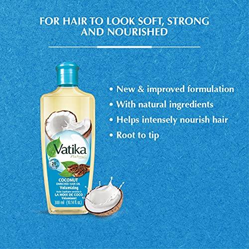 dabour vatika 椰子富含头发油200?ml 来自 dabur