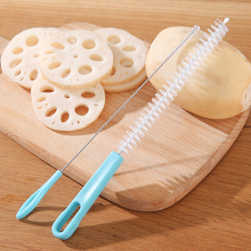 藕洞清洗刷细洗藕神器莲藕孔刷清洁工具奶瓶吸管刷裱花嘴清洗刷子