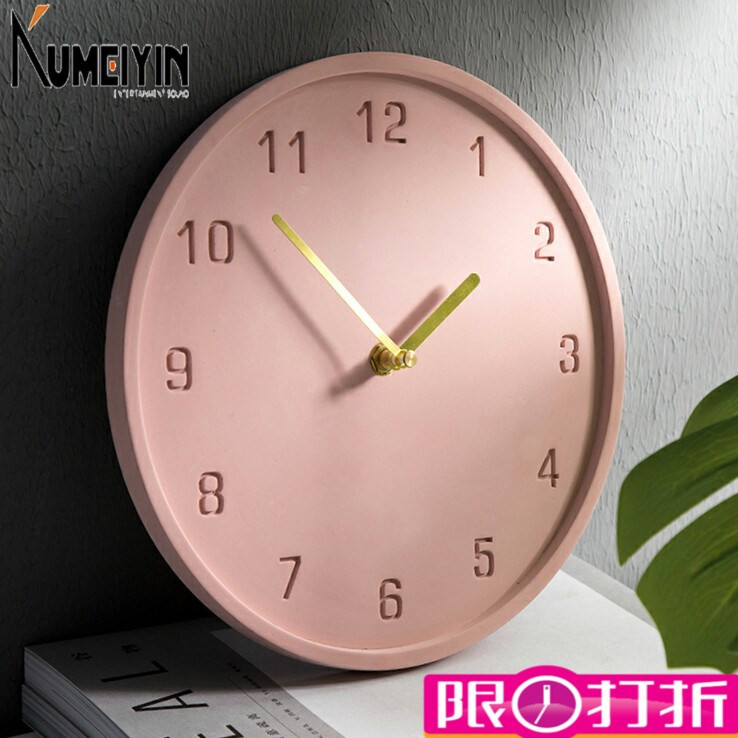 Wall clock simple clock wall hanging home clock living room