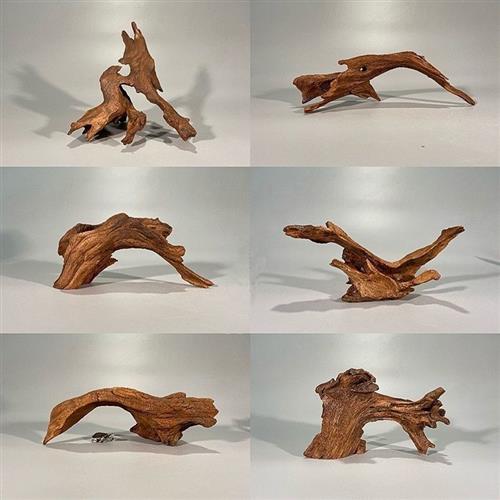 老料树根摆件鱼缸枯木自然风化玄关笔架瓶插花天然原木工艺沉木