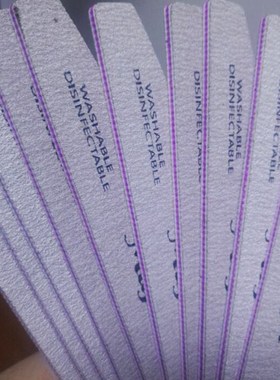 100 pcs  Half Moon Nail File Grit 100 180  Sand File Profes