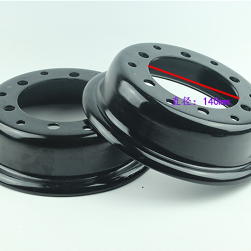 叉车配件650-10后轮轮胎钢圈加厚型轮毂适用杭叉3-3.5吨A30 30N/R