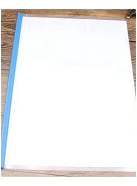 10Pcs A4 Size Clear Plastic File Document Folder Sliding Bar