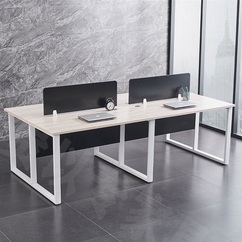 办公桌椅组合员工8人4人6人位简约现代财务屏风办公室职员双人桌