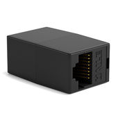 新海乐网路线转接头对接头网路直通头双通人头模型块网路线延长器