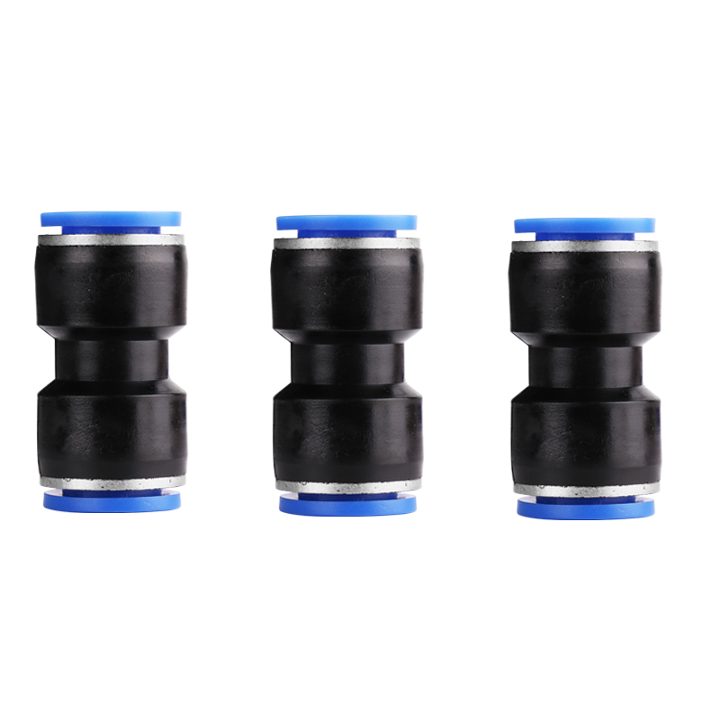 亚太管pc汽车气管货车快速接头12毫米8 10mm气动变径转快插pu快接