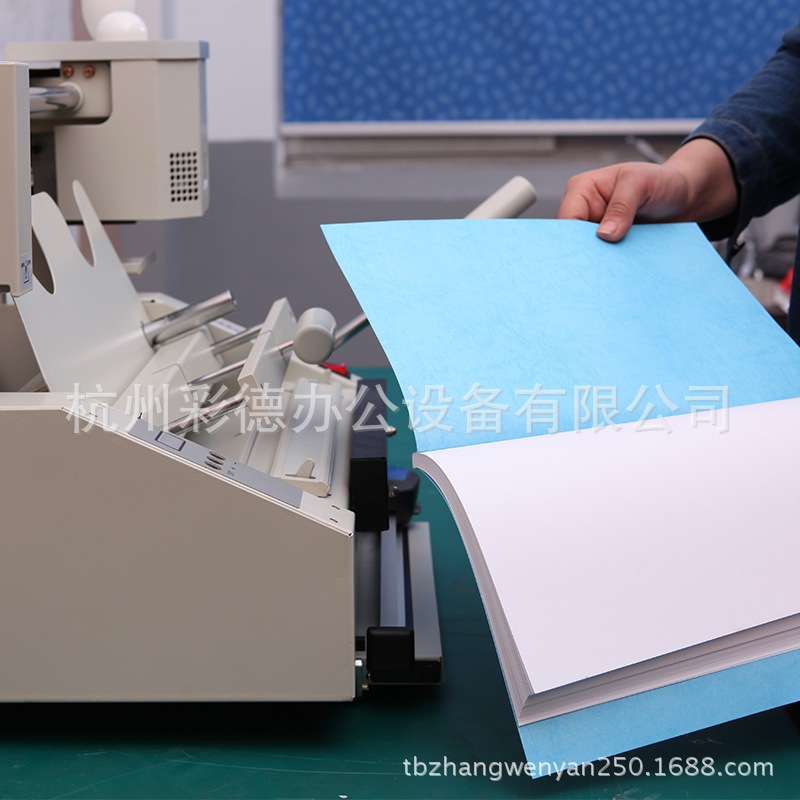 JB-4小型桌面台式手动胶装机A4无线胶装机投标书装订机带压痕
