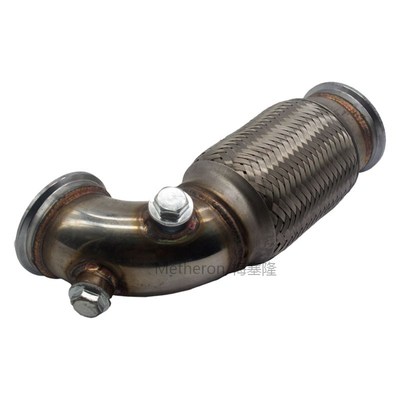 3inch V-Band Downpipe Low Profile 90 Degree with Flex bello