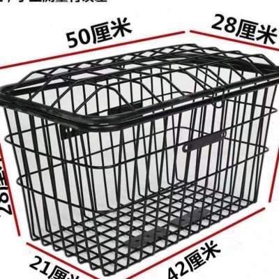 学生自行车后车筐放书包后座加大特大大号后货架自行车篓前车筐