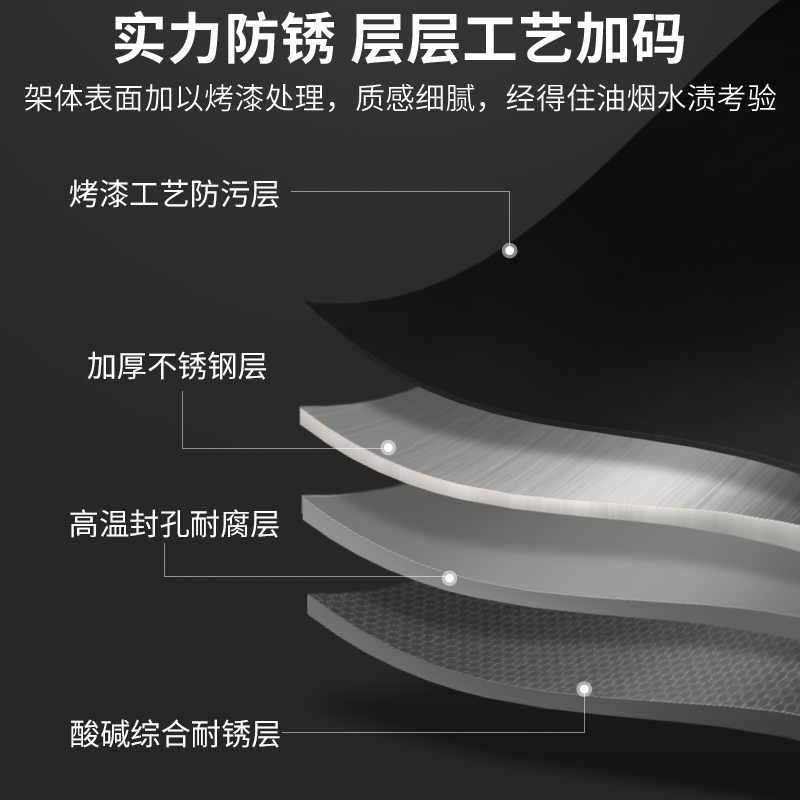 厨房调料置物架台面双层油盐酱醋瓶子收纳层架盐调味罐收纳盒酱油
