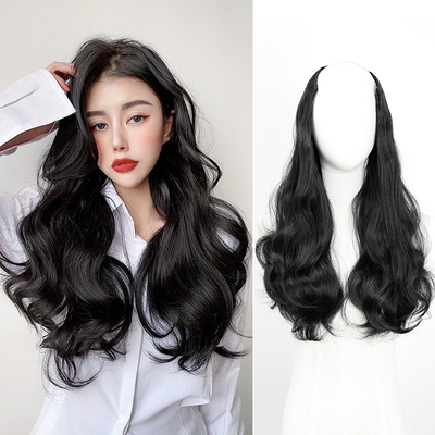 长卷发假发片一片式自然无痕接发增发量蓬松真发发片发量增多神器