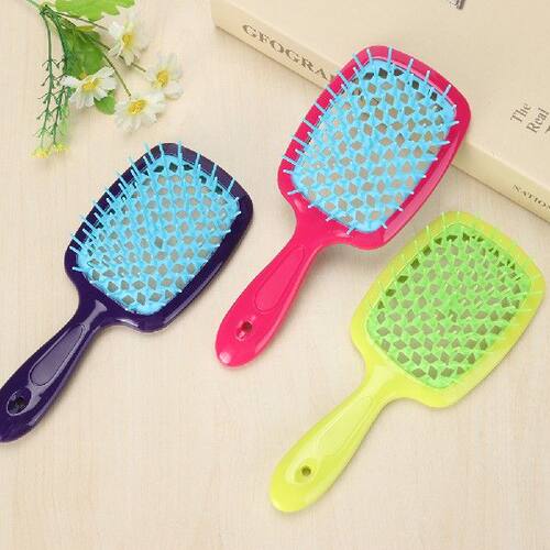 好货1pcs Wide Teeth Air Cushion Cobs Woen Scalp SPA assage